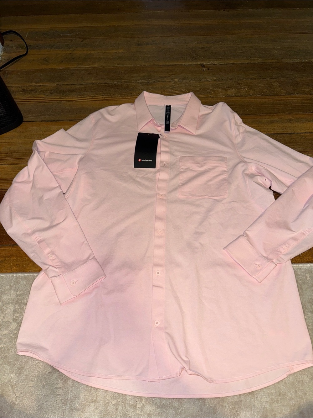 lululemon athletica Light Pink Men’s Button-Down Shirt